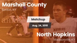 Matchup: Marshall County vs. North Hopkins  2018