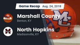 Recap: Marshall County  vs. North Hopkins  2018
