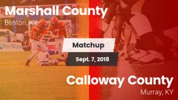 Matchup: Marshall County vs. Calloway County  2018