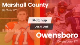Matchup: Marshall County vs. Owensboro  2018