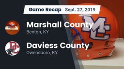 Recap: Marshall County  vs. Daviess County  2019