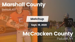 Matchup: Marshall County vs. McCracken County  2020