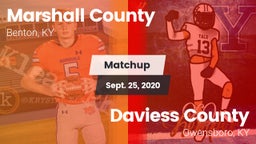 Matchup: Marshall County vs. Daviess County  2020
