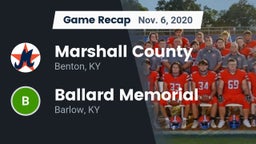 Recap: Marshall County  vs. Ballard Memorial  2020
