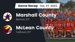 Recap: Marshall County  vs. McLean County  2023