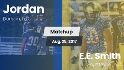 Matchup: Jordan  vs. E.E. Smith  2017