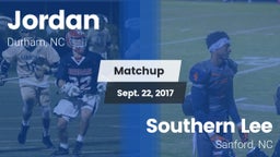 Matchup: Jordan  vs. Southern Lee  2017