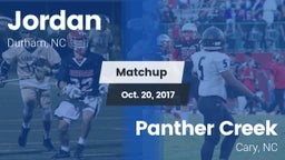 Matchup: Jordan  vs. Panther Creek  2017