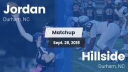 Matchup: Jordan  vs. Hillside  2018