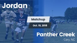 Matchup: Jordan  vs. Panther Creek  2018