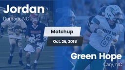 Matchup: Jordan  vs. Green Hope  2018