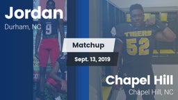 Matchup: Jordan  vs. Chapel Hill  2019