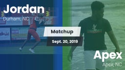 Matchup: Jordan  vs. Apex  2019
