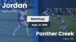 Matchup: Jordan  vs. Panther Creek  2019