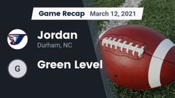 Recap: Jordan  vs. Green Level 2021
