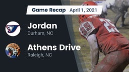 Recap: Jordan  vs. Athens Drive  2021