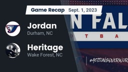 Recap: Jordan  vs. Heritage  2023