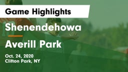 Shenendehowa  vs Averill Park  Game Highlights - Oct. 24, 2020