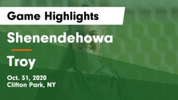 Shenendehowa  vs Troy  Game Highlights - Oct. 31, 2020