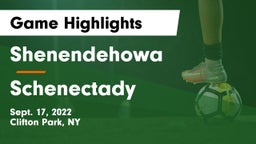 Shenendehowa  vs Schenectady  Game Highlights - Sept. 17, 2022