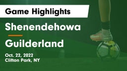 Shenendehowa  vs Guilderland  Game Highlights - Oct. 22, 2022