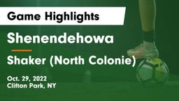Shenendehowa  vs Shaker  (North Colonie) Game Highlights - Oct. 29, 2022