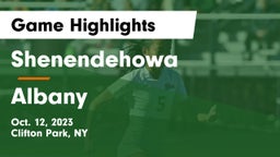 Shenendehowa  vs Albany  Game Highlights - Oct. 12, 2023