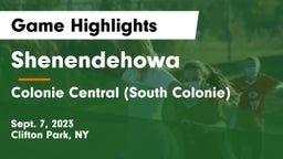 Shenendehowa  vs Colonie Central  (South Colonie) Game Highlights - Sept. 7, 2023
