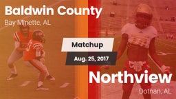 Matchup: Baldwin County High vs. Northview  2017
