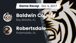 Recap: Baldwin County  vs. Robertsdale  2017