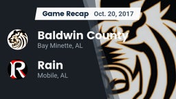 Recap: Baldwin County  vs. Rain  2017