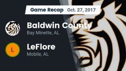 Recap: Baldwin County  vs. LeFlore  2017