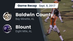 Recap: Baldwin County  vs. Blount  2017