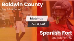Matchup: Baldwin County High vs. Spanish Fort  2018