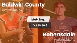 Matchup: Baldwin County High vs. Robertsdale  2018