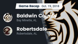 Recap: Baldwin County  vs. Robertsdale  2018