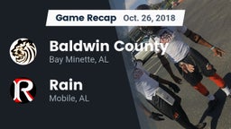 Recap: Baldwin County  vs. Rain  2018
