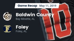 Recap: Baldwin County  vs. Foley  2019