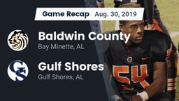Recap: Baldwin County  vs. Gulf Shores  2019
