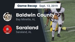 Recap: Baldwin County  vs. Saraland  2019