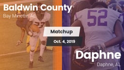 Matchup: Baldwin County High vs. Daphne  2019