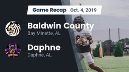 Recap: Baldwin County  vs. Daphne  2019