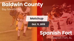 Matchup: Baldwin County High vs. Spanish Fort  2019