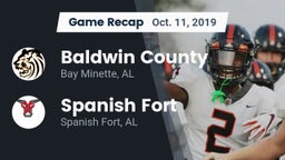 Recap: Baldwin County  vs. Spanish Fort  2019