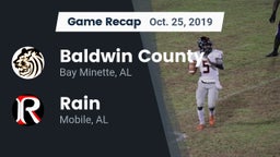 Recap: Baldwin County  vs. Rain  2019