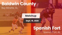Matchup: Baldwin County High vs. Spanish Fort  2020