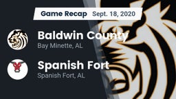 Recap: Baldwin County  vs. Spanish Fort  2020