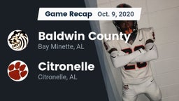 Recap: Baldwin County  vs. Citronelle  2020