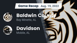 Recap: Baldwin County  vs. Davidson  2022
