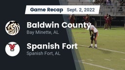 Recap: Baldwin County  vs. Spanish Fort  2022